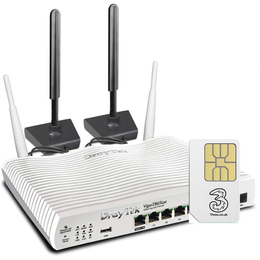 Draytek Vigor 2865Lac 4G+ LTE Cat6 Dual SIM Router