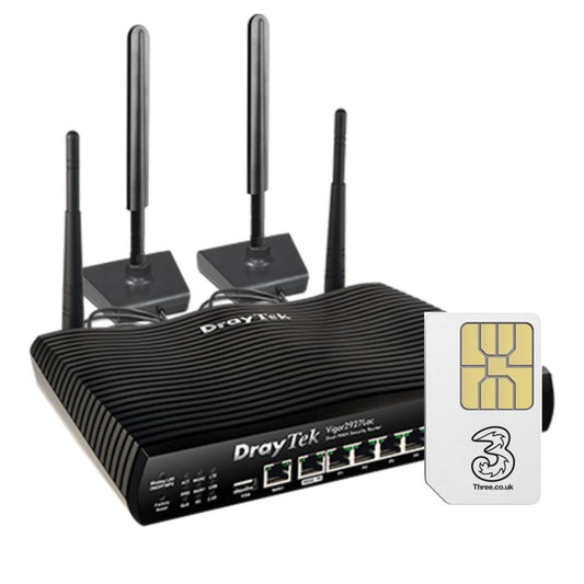 Draytek Vigor 2927Lac 4G+ LTE Cat6 Dual SIM Router