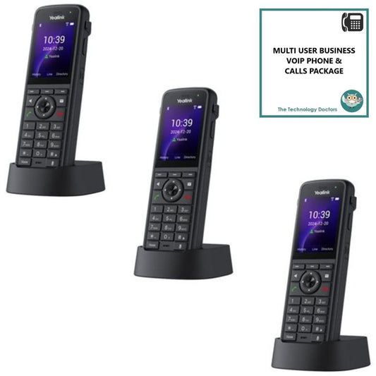 Yealink AX86R WiFi6 VOIP/SIP Handset with Unlimited UK Calls