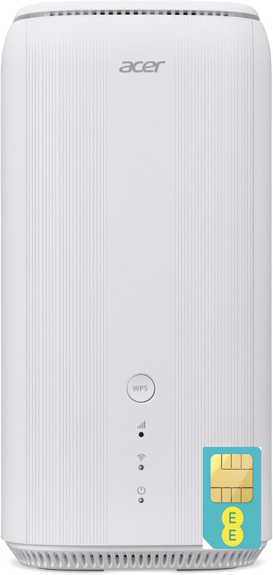 Acer Connect X6E 5G WiFi6 Router with Unlimited 5G Data