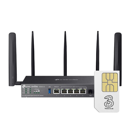 TP Link Omada DR3650v-4G Cat6 LTE Gigabit WiFi6 DSL Router