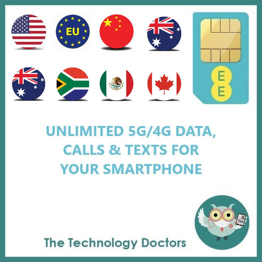 EE Unlimited ALL ROUNDER 5G Mobile SIMS/eSIMS