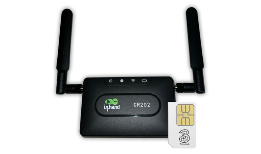 InHand CR202 4G+ LTE Cat6 Mobile WiFi with Unlimited Data