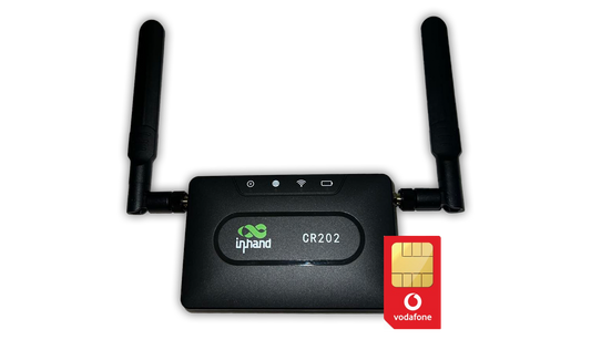 InHand CR202 4G+ LTE Cat6 Mobile WiFi with Unlimited Data