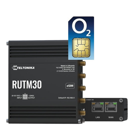 Teltonika RUTM30 5G Dual SIM eSIM IOT Router with Unlimited 5G Data