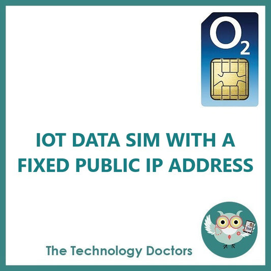 O2 5G/4G Data SIM with Fixed Public IP Address