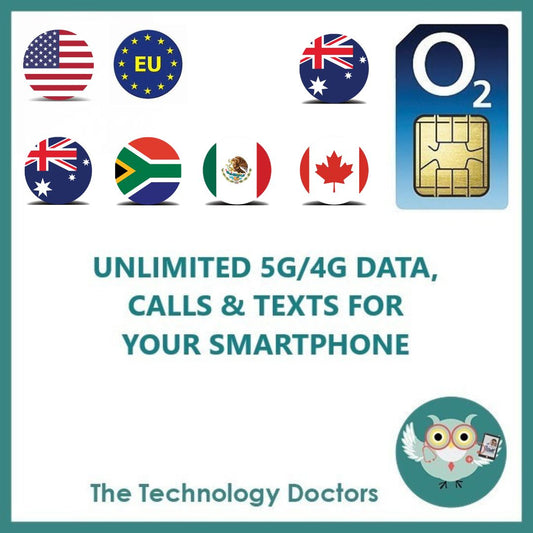 O2 Unlimited Extra 5G Business Mobile SIM with Global Roaming