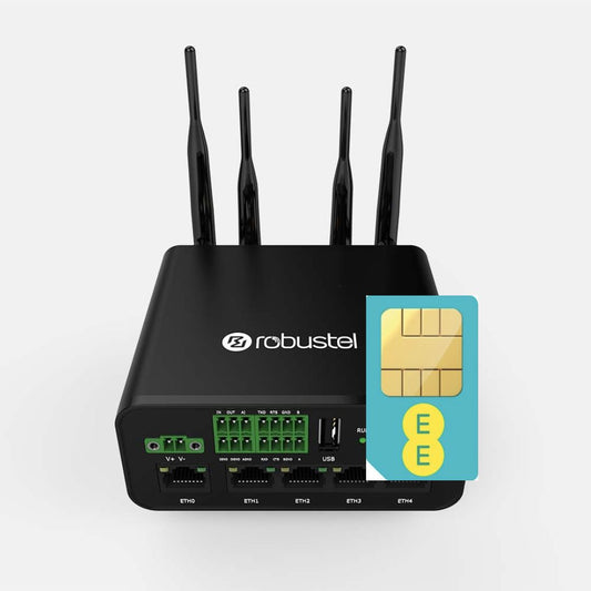 Robustel R1520-4L S 4G LTE Cat4 M2M/IOT Router with Unlimited Data