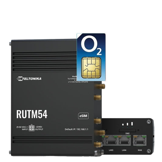 Teltonika RUTM54 5G Dual SIM eSIM IOT Router with Unlimited 5G Data
