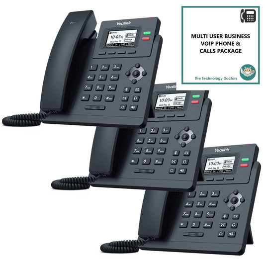 Yealink T31G VOIP/SIP Handset with Unlimited UK Calls