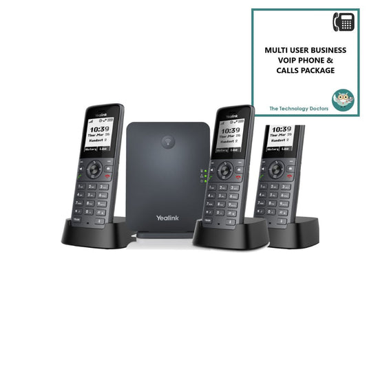 Yealink W71P DECT VOIP/SIP Handset with Unlimited UK Calls