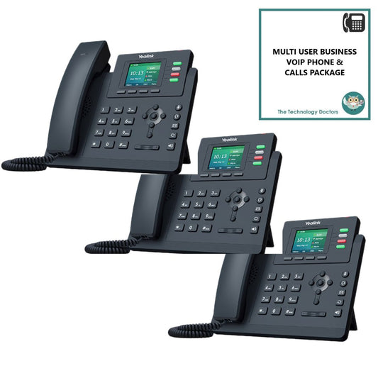 Yealink T33G VOIP/SIP Handset with Unlimited UK Calls