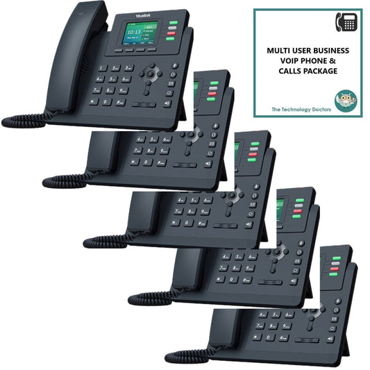 Yealink T33G VOIP/SIP Handset with Unlimited UK Calls