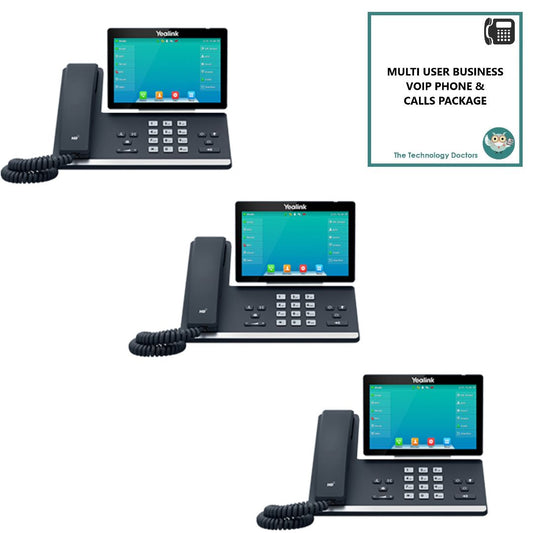 Yealink T57W WiFi VOIP/SIP Handset with Unlimited UK Calls