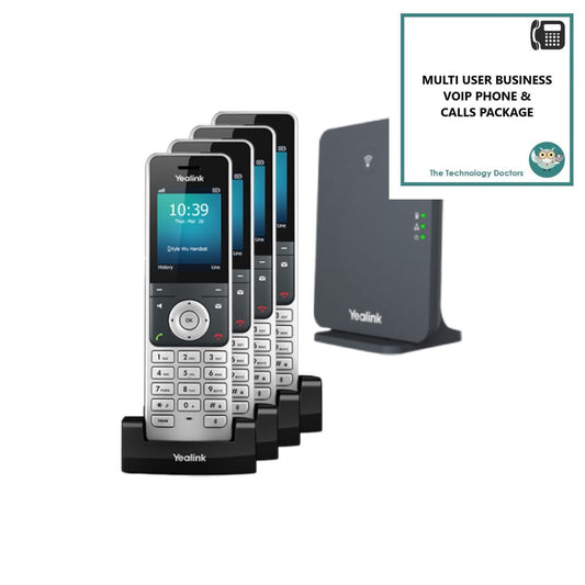 Yealink W76P DECT VOIP/SIP Handset with Unlimited UK Calls