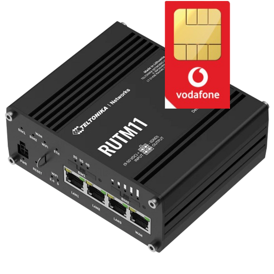 Teltonika RUTM11 4G+ LTE Cat6 Dual SIM IOT Router