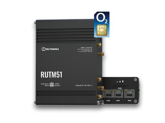 Teltonika RUTM51 5G Dual SIM IOT Router with Unlimited 5G Data