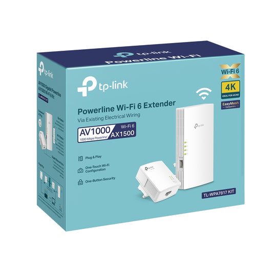 TP Link TL-WPA7817 Powerline WiFi6 Kit