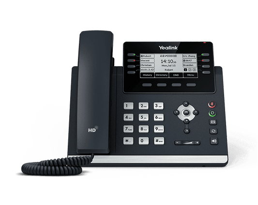 Yealink T43U VOIP/SIP Handset with Unlimited UK Calls