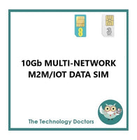 Dual-Network M2M/IOT Data SIM with Fixed IP Option
