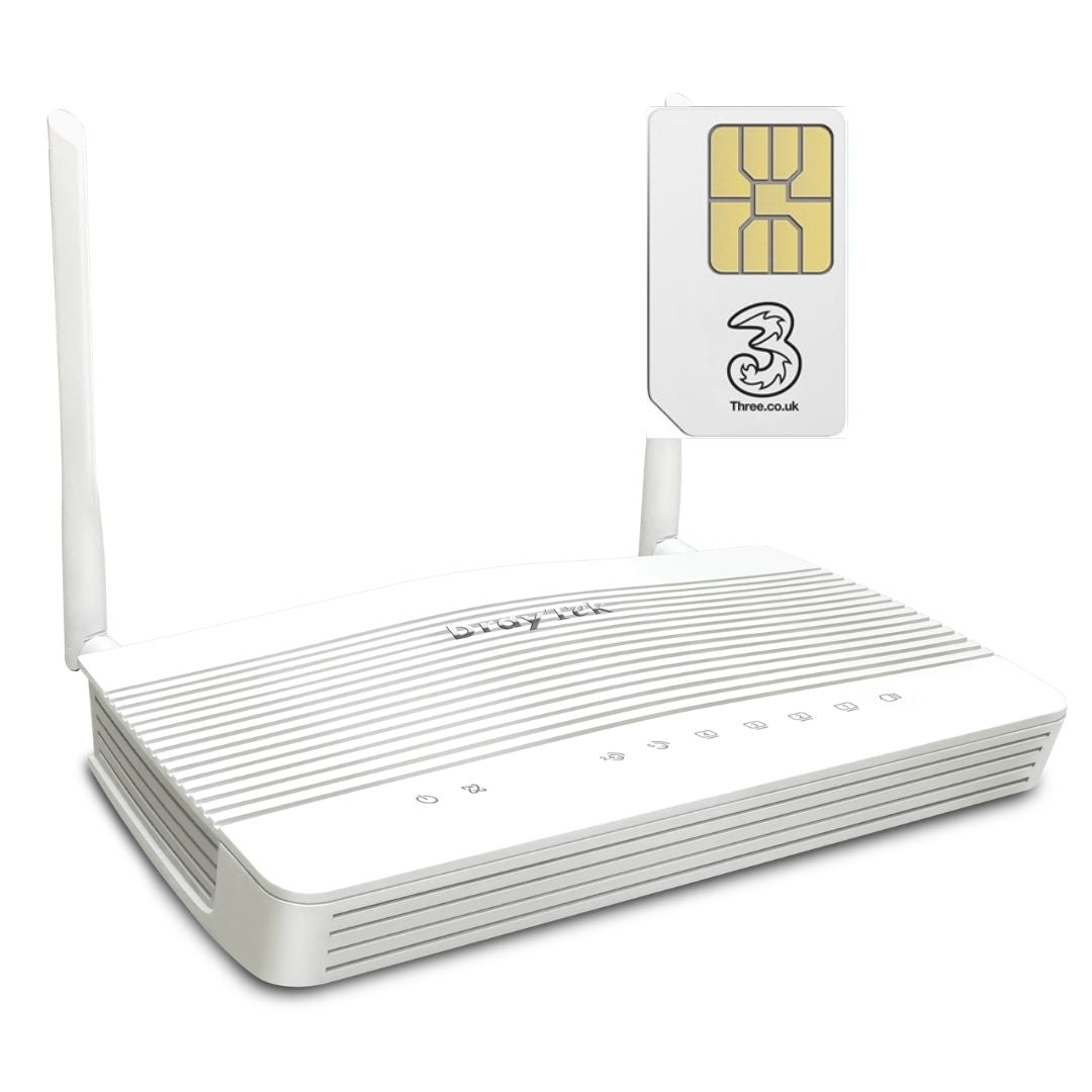 Draytek Vigor 2136ax WiFi6 Ethernet Router with 4G LTE Cat4 USB Dongle