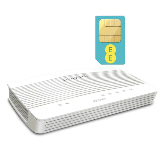 Draytek Vigor 2763 Ethernet Router with 4G LTE Cat4 USB Dongle