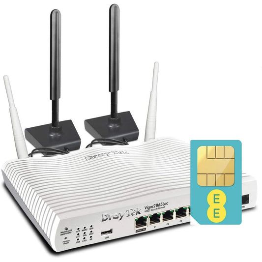 Draytek Vigor 2865Lac 4G+ LTE Cat6 Dual SIM Router