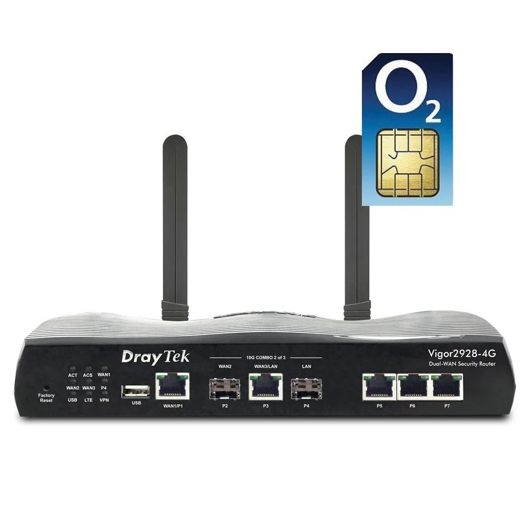Draytek Vigor 2928-4G Dual SIM eSIM Router