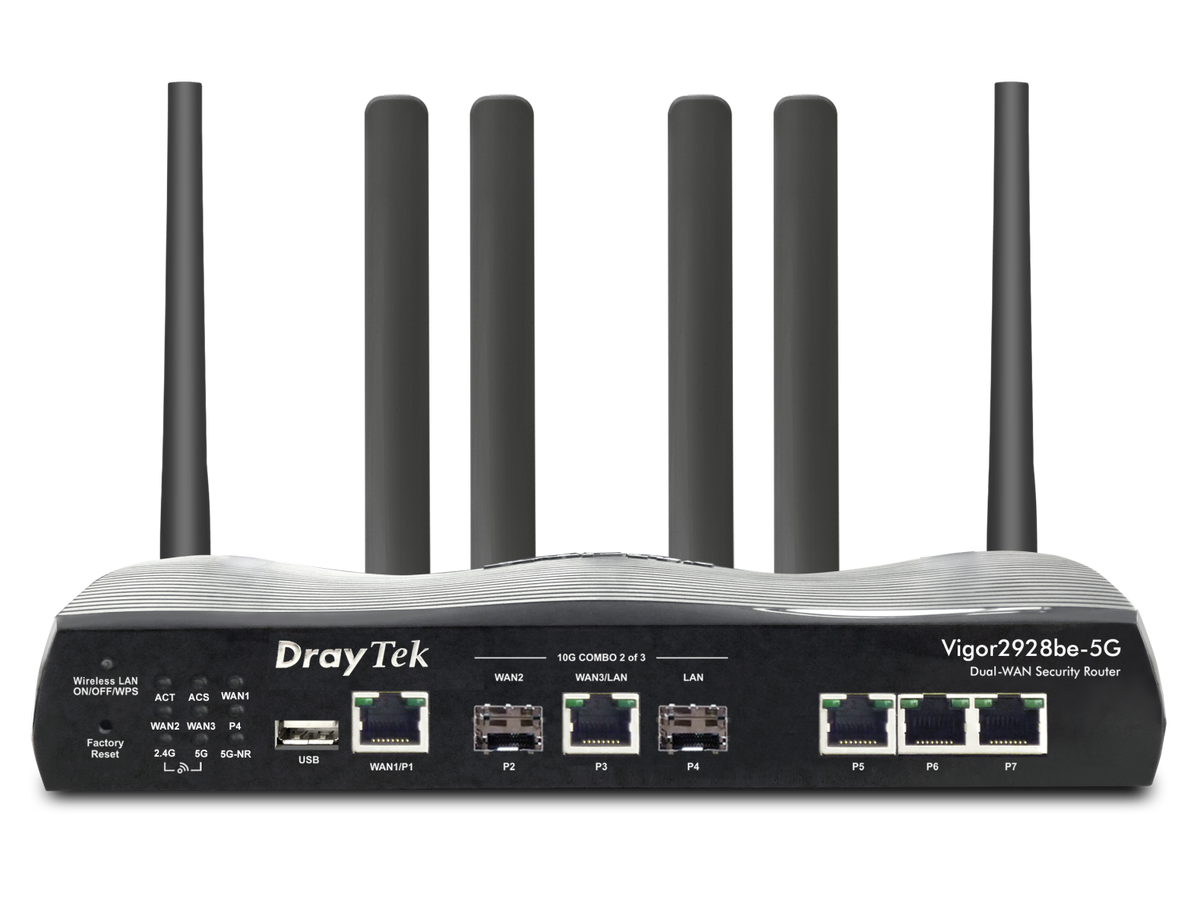 Draytek Vigor 2928be-5G WiFi7 Dual SIM eSIM Router