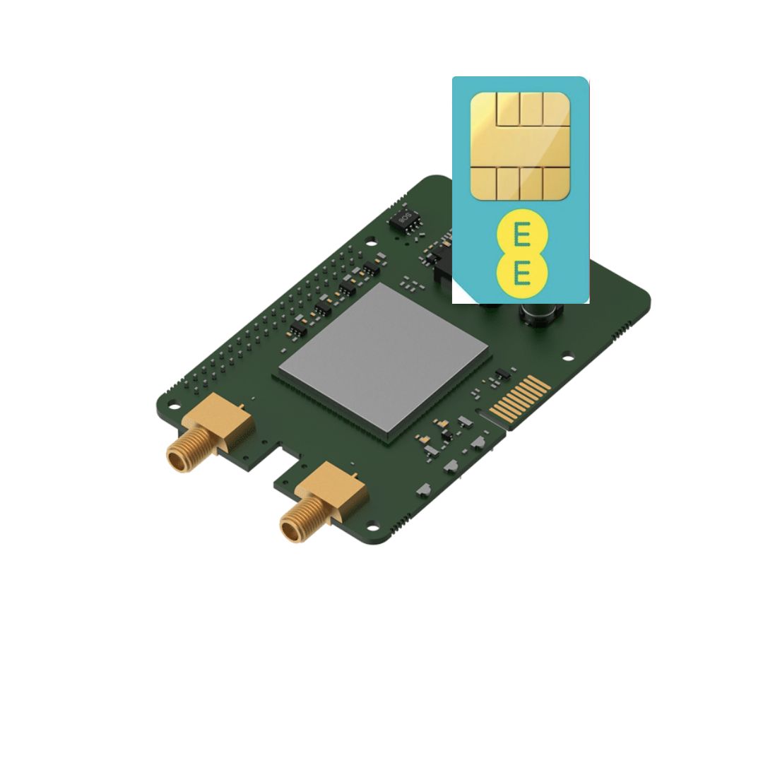 Teltonika 5G RedCap Calyx Raspberry Pi HAT+ EBD070 with Unlimited 5G Data