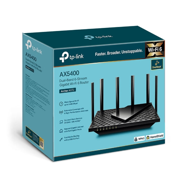 TP Link Archer AX72 WiFi6 Router