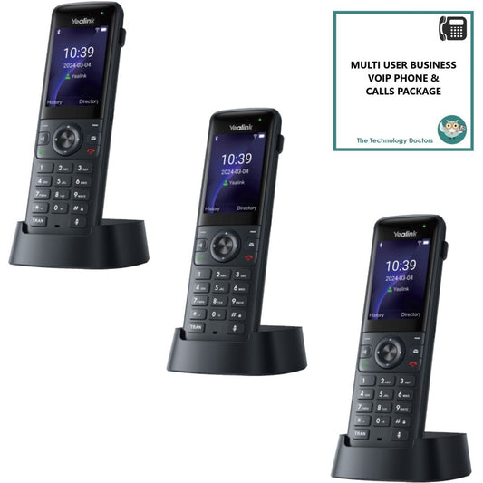 Yealink AX83H WiFi6 VOIP/SIP Handset with Unlimited UK Calls