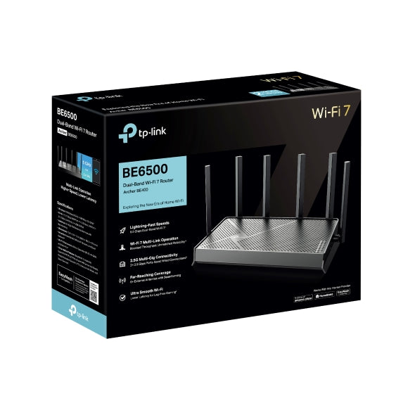TP Link Archer BE400 Dual-Band WiFi7 Router