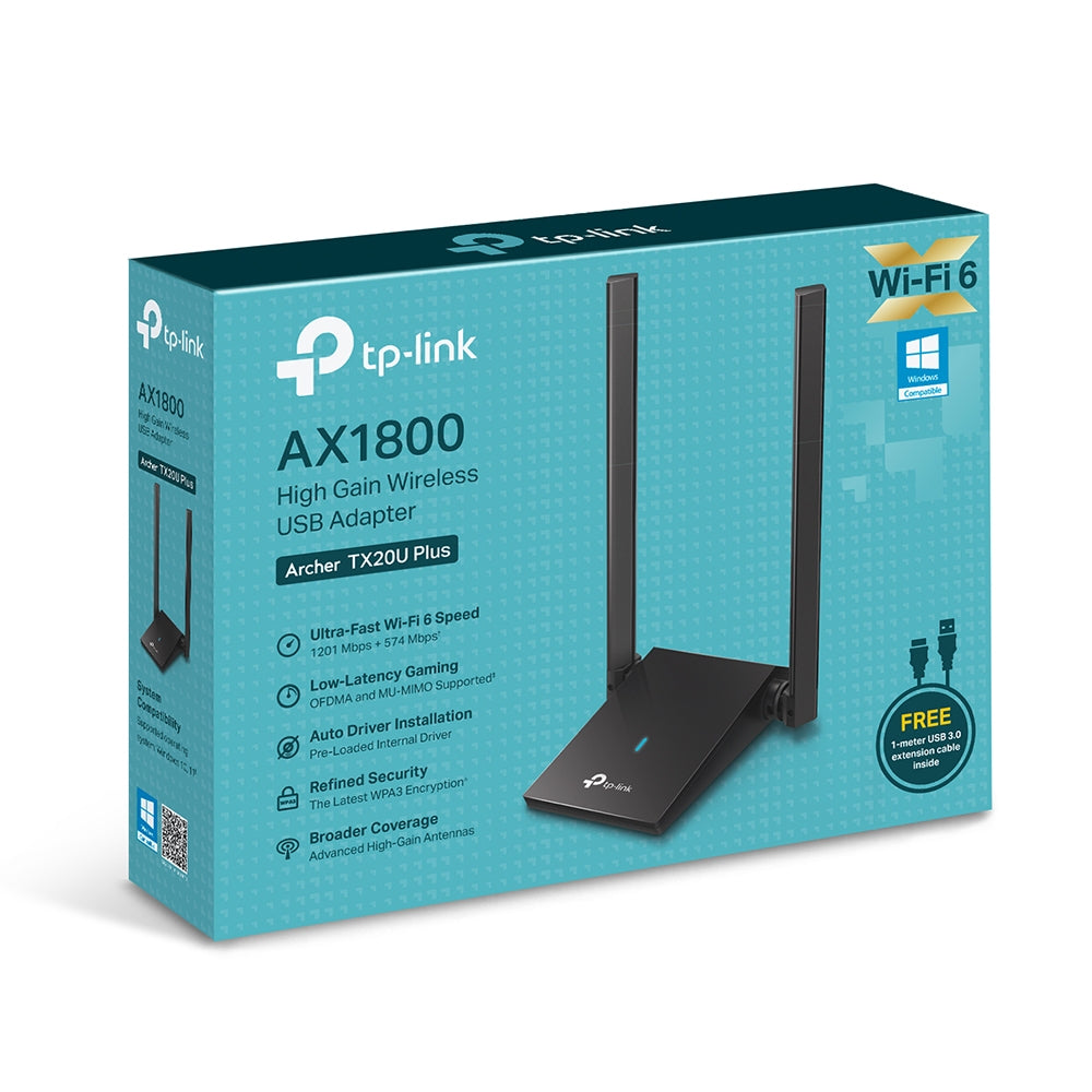 TP Link Archer TX20U Plus WiFi6 USB Adapter