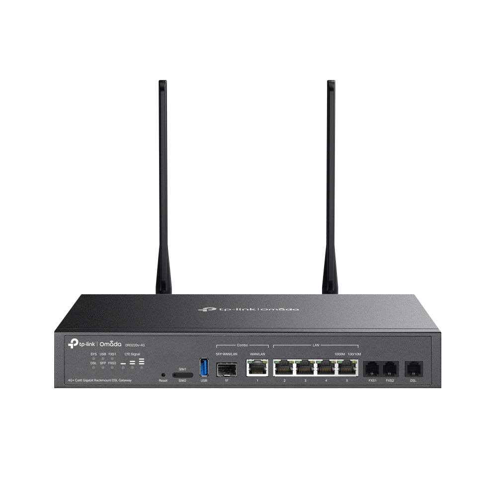 TP Link Omada DR3220v-4G Cat6 LTE Gigabit DSL Router