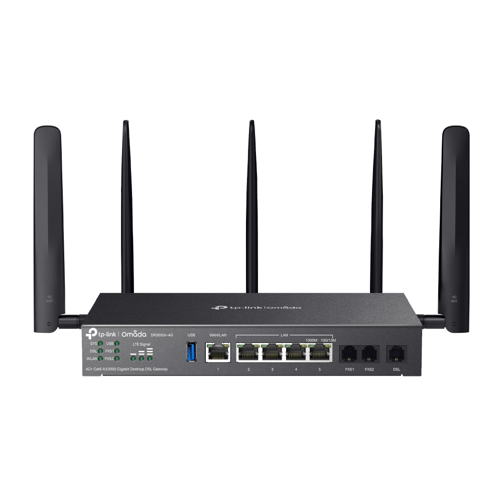 Dr1 Router TP Link Omada DR3650v-4G Cat6 LTE Gigabit WiFi6 DSL Router – The ...