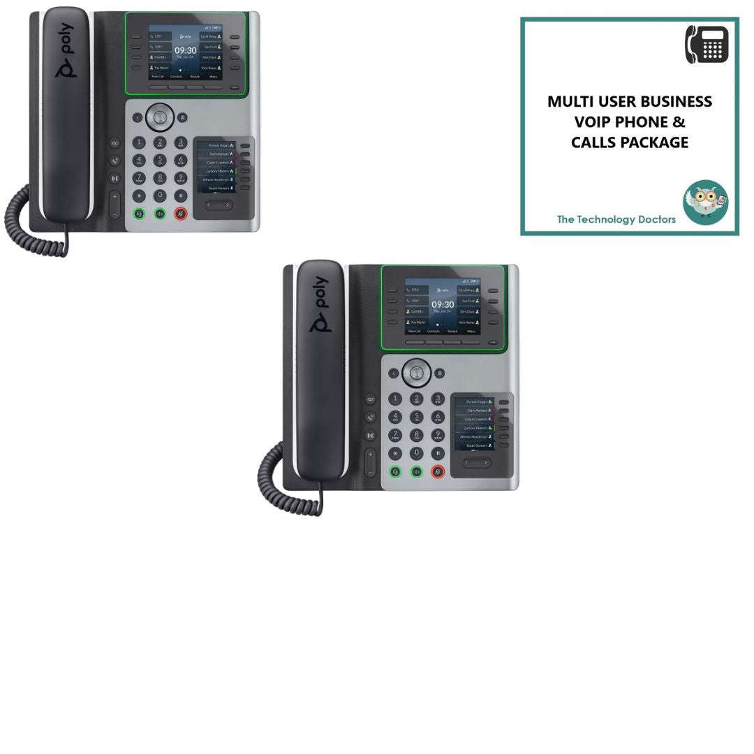 Poly Edge E450 VOIP/SIP Handset  with Unlimited UK Calls