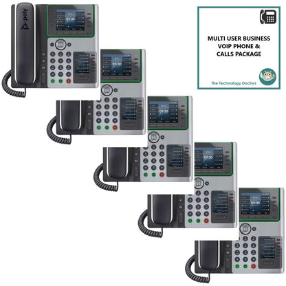 Poly Edge E450 VOIP/SIP Handset  with Unlimited UK Calls