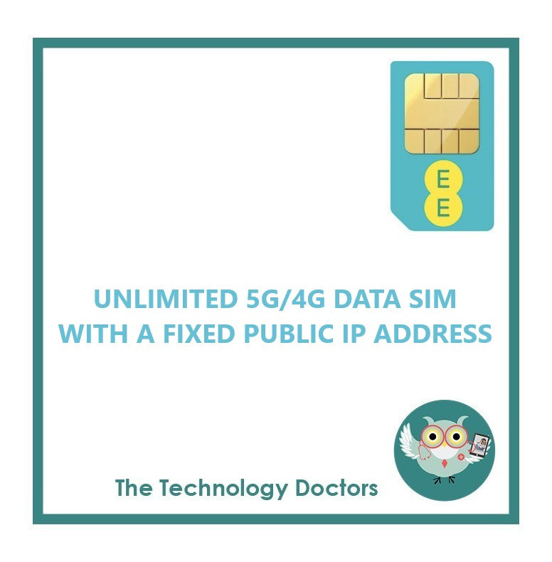 EE Unlimited 5G/4G Data SIM with Fixed Public IP Address – The ...