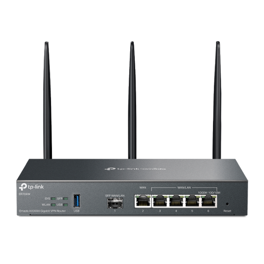 TP Link Omada ER706W Multi-Gigabit VPN WiFi6 Router