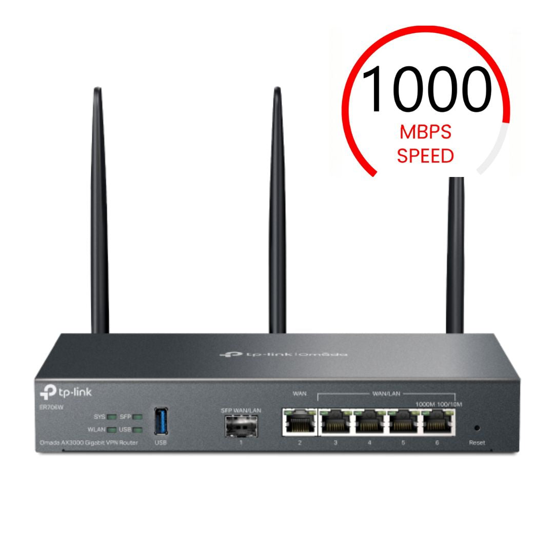 TP Link Omada ER706W Gigabit VPN WiFi6 Router