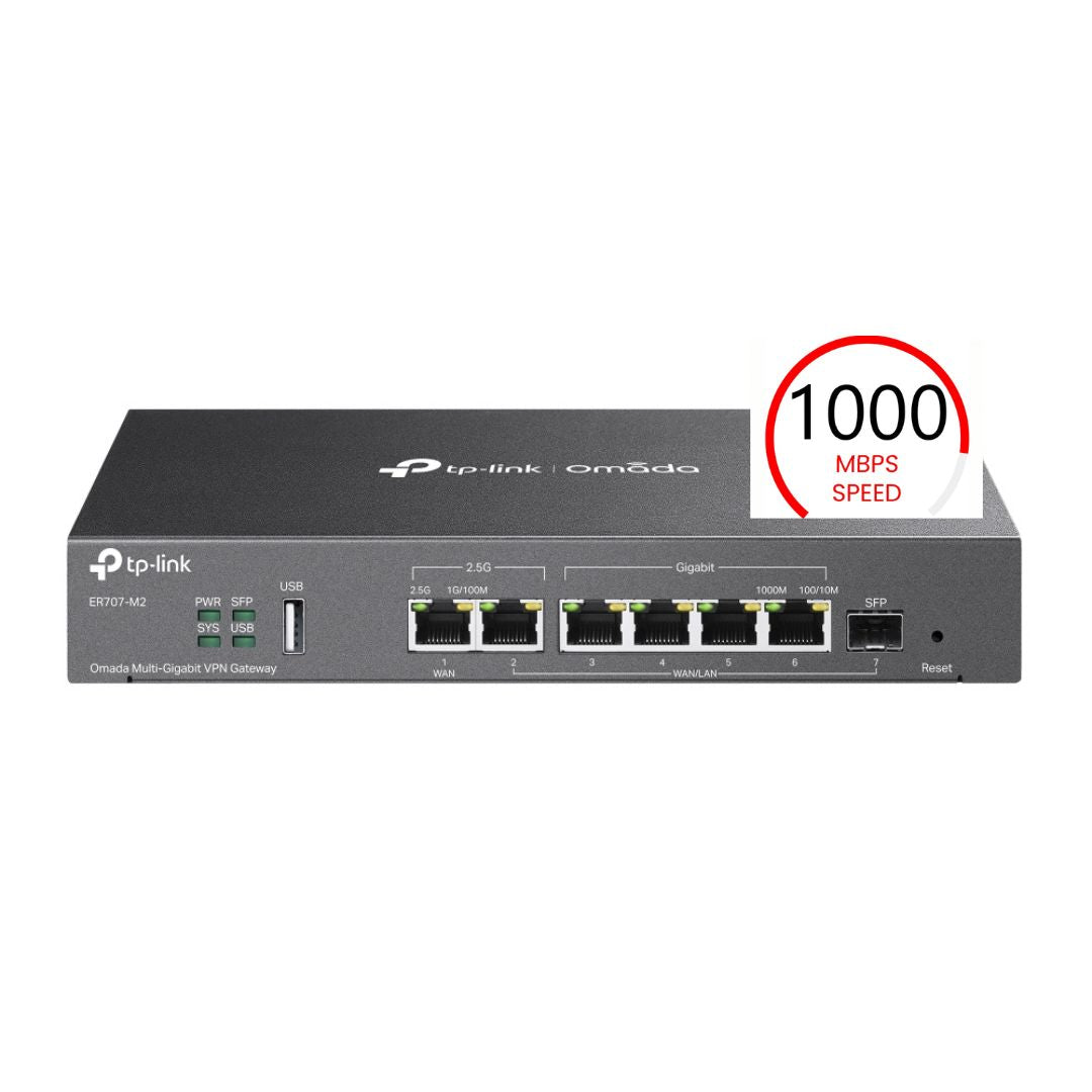 TP Link Omada ER707-M2 Multi-Gigabit VPN Router