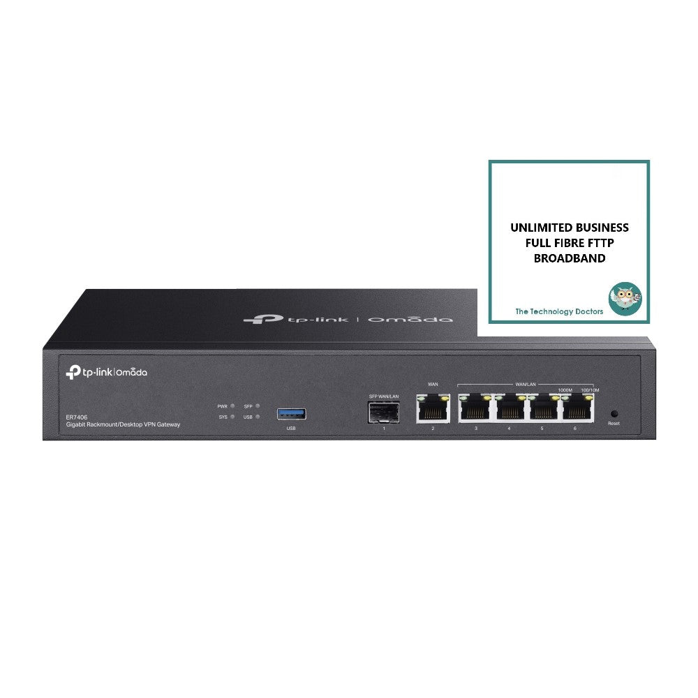 TP Link Omada ER7406 Gigabit VPN Router