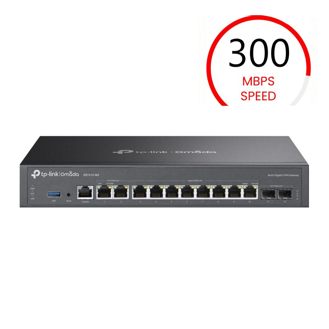 TP Link Omada ER7412-M2 Multi-Gigabit VPN Router