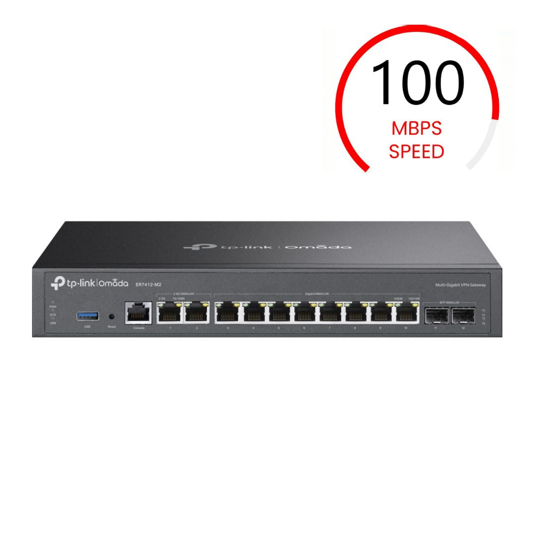TP Link Omada ER7412-M2 Multi-Gigabit VPN Router