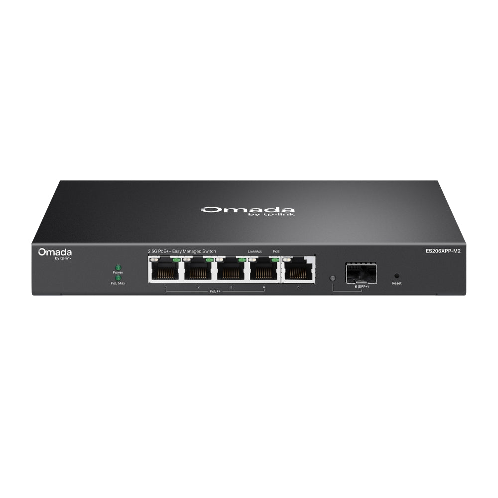 TP Link Omada ES206XPP-M2 10Gigabit POE+ Switch