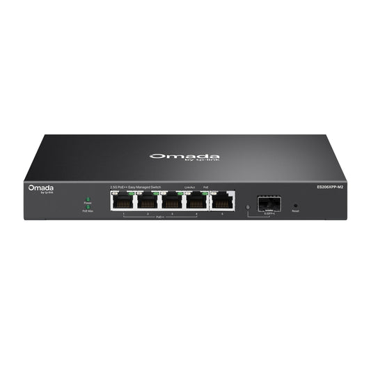 TP Link Omada ES206XPP-M2 10Gigabit POE+ Switch