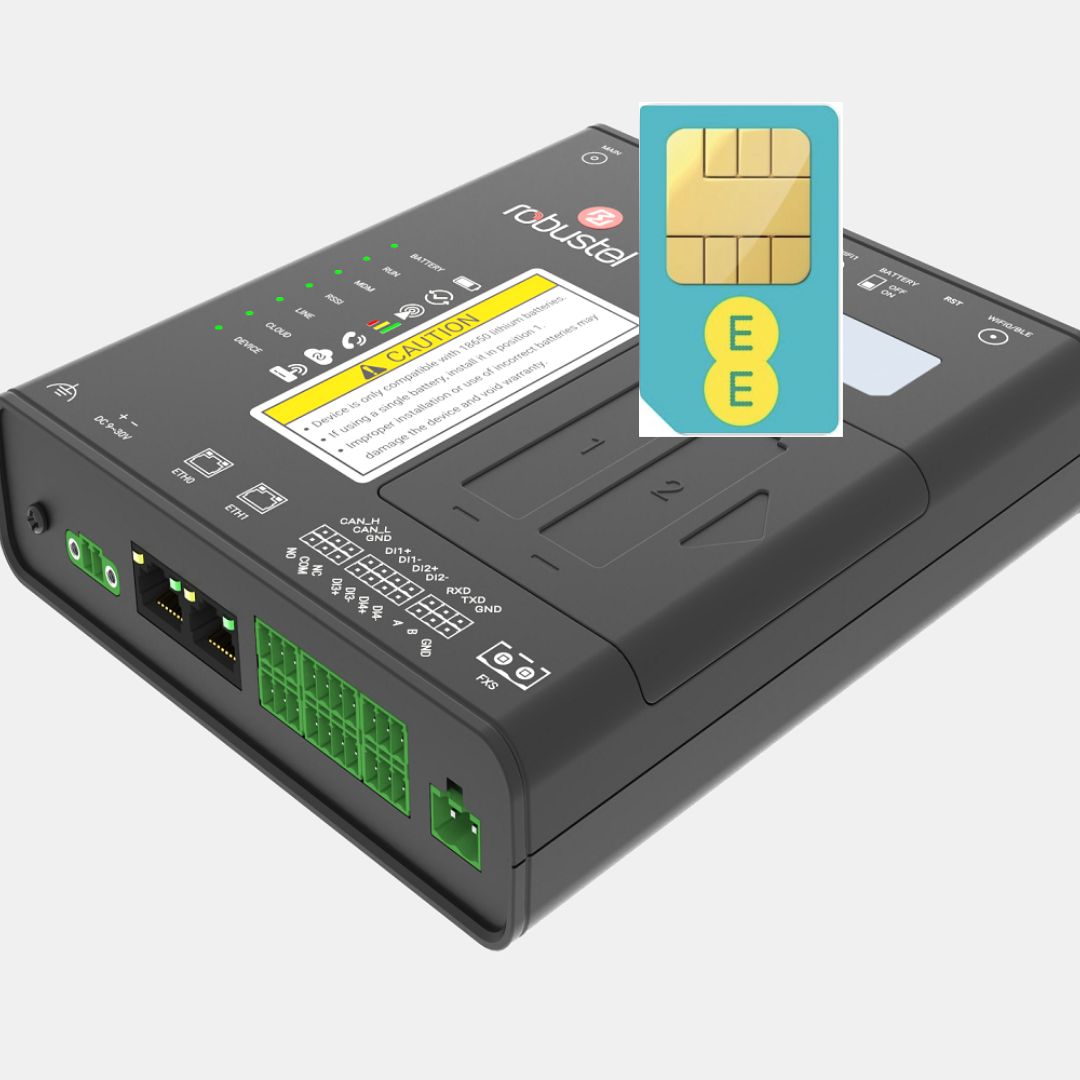 Robustel EV8100 4G LTE Cat4 IOT WiFi Gateway with Unlimited Data