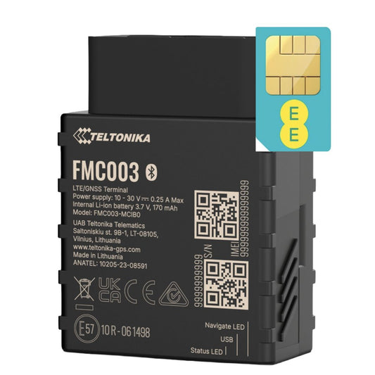 Teltonika Telematics FMC003 4G LTE Cat1 Vehicle Tracker