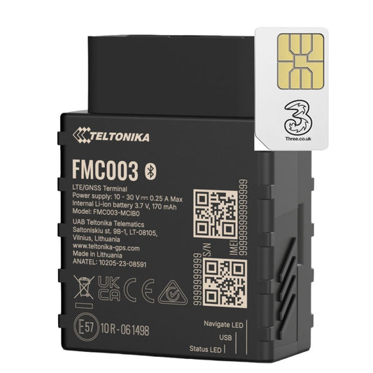 Teltonika Telematics FMC003 4G LTE Cat1 Vehicle Tracker